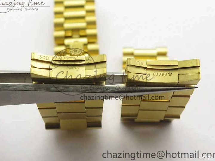 Bracelet Dial EWF 31mm ETA2688 Best Green YG Daydate Edition Malachite YG President on 278288 0430